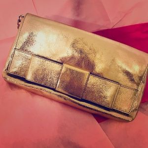 kate spade Gold Clutch
